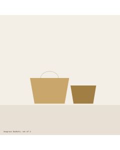 Seagrass baskets, set of 2