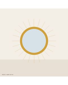 Soleil round mirror