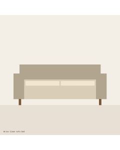 Brise linen sofa bed